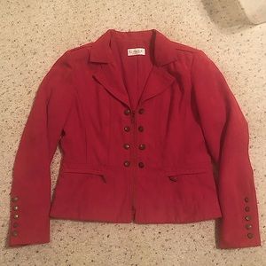 Conrad c collection red blazer large